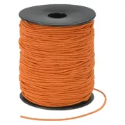 Elastic Cord, 1.5mm Stretchy Elastic String 100 Yards Light Orange