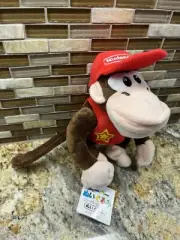 RARE NEW w/TAGS Nintendo Super Mario Donkey Kong 9” Buddy Diddy Kong Plush NIB