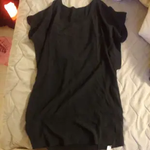全新giordano ladies 黑色洋裝罩衫 02