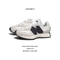 在飛比找蝦皮商城優惠-New Balance 327 日系 復古 慢跑鞋 黑白 大