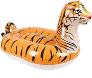 Swimming Ring Inflatable Giant Tiger Float Lounge Rafts Pool Float with Durable Handles Summer Pool Party Outdoor Indoor Decorations for Adult LWX