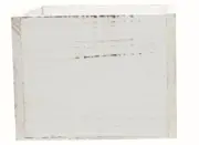 212 Main AI-3501COL Square Distressed White Planter