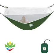 Mosquito Free – Camping Hammock with Bug Screen Mossy Netting Canopy - Integr...