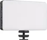 Bi-Color Tempe ure Pocket Video Light P graphy Fill Light Lamp 2500K-6500K Dimmable CRI95+ Built-in Battery with Silicon Diffuser 6pcs Color for Vlog Live Streaming Product Black One Size