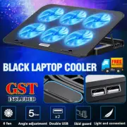 Laptop Notebook Cooler Cooling Stand USB Big Fan Pad Ergonomic Up to 17" inch AU