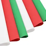 Large Christmas Tissue Paper Sheets Assortment (50pcs 3 Solid Colors, 20 Red 20 Green &10 White, 28 X 20 inch,) for Holiday Xmas Presents Gift Wine Bottles Bags Wrapping Art Craft Decoration