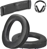 Premium HD 8XX / HD 800S / HD 800 Ear Pads Cushions and Headband Compatible with Sennheiser HD800 / Sennheiser HD800S and Drop HD 8XX Headphones. Perforated Sheepskin/High-Density Foam/Durable