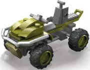 Halo Infinite Recon Getaway Pack Mongoose Minifigure Vehicle [Loose]