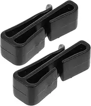 IWOWHERO 1 Pair Helmet Mask Hooks Lightweight Ski Mask Fixing Clips for to Ski Helmets Durable Black Design