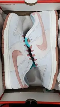 在飛比找Yahoo!奇摩拍賣優惠-Nike Dunk Low Fossil Rose 懷舊 麂