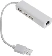 Angoily 1pc Converter Hubs Port Computer Adapter Networking Network Cable Docking Station Computer Docking Station Type- Type-c Adapter Computer Hub Silver Abs