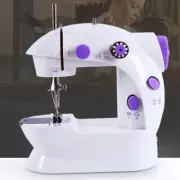 Mini Electric Kids Sewing Machine Double Speed Automatic Thread with Light