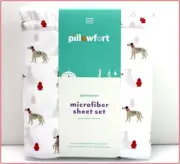 Pillowfort DALMATION Puppy Dogs Sheet Set - 14" Deep - White - FULL NEW