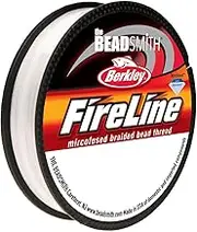 Fireline XCR-1278 Crystal Braided Beading Thread, .008"/50 yd