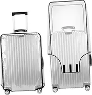 26'' Suitcase Covers Set of 2 Waterproof Luggage Protectors PVC Sleeves for Durability Convenience