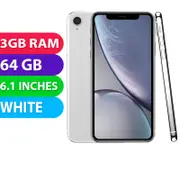 Apple iPhone XR (64GB, White) - Refurbished (Excellent)