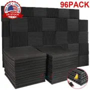 12~96 Pack 12x12x1" Acoustic Foam Panel Tiles Wall Record Studio Sound Proof USA