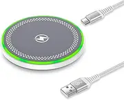 for Samsung Galaxy S25 Ultra Wireless Charger, 15W Android Wireless Charger Fast Charging Pad for Samsung Galaxy S25 S24 S23 S22 S21 S20 Z Flip 6 5, Pixel Wireless Charger for Google Pixel 9 Pro XL 8a