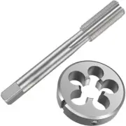 7/16-18UNC HSS Tap And Die,UNC Machine Thread Tap+UN Round Thread Die Right Hand
