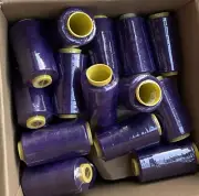 50 Spools Purple Violet Sewing Serger MultiPurpose Thread T27 S2 100% Polyester