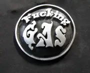 CUSTOM Harley Davidson MOTORCYCLE F**KING GAS CAP COVER HOT RAT ROD CAR TRUCK
