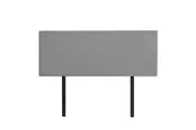 Linen Fabric Queen Bed Deluxe Headboard Bedhead - Night Ash