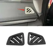 Carbon Fiber Dashboard Air Outlet Vent Cover Trim For Isuzu D-Max Dmax 2021-2023
