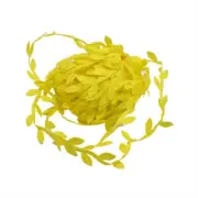 10m Artificial Yellow Leaf Vine Ribbon Roll