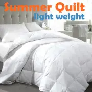 Single Size Summer Light Weight Polyester Filling Machine Washable Quilt