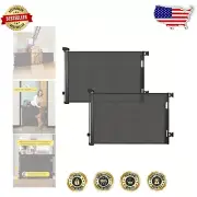 2-Pack Retractable Baby Gate, 33" Tall, Extends to 55" – Safety for Kids & Pets