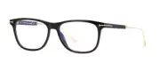 TOM FORD TF 5589B 001 Blue Control Black & Gold Brille Glasses Frames Eyeglasses