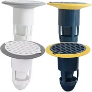 4pcs Filter Drain Cover Sink Drain Stopper Floor Drain tub Drain Cover Sink Stopper Bathroom Bathtub Drain Plug Replacement Rubber tub Stopper Bathroom Accessories abs Sealing Ring