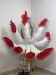 Customized Anime Nine-Tailed Fox Gradient Tail Cosplay Prop Toy Gift Halloween