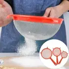 for Home Kitchen Flour Sieve Kitchen Tools Mesh Scoop Strainer New Food Sieve