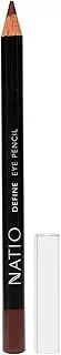 Natio Australia Define Eye Pencil Brown 1.2g - Smudge-Proof, Long Wearing & Water-Resistant - Cruelty Free