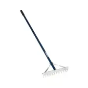 Seymour 16113 14" Horse Trailer Rake, 50" Blue Aluminum Handle