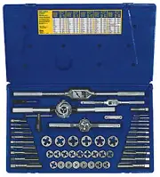 53 Pc. Machine Screw / Fractional Tap & Hex Die Set AHN-24640 Brand New!