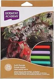 Derwent Academy Soft Pastels Pastel 24Pk