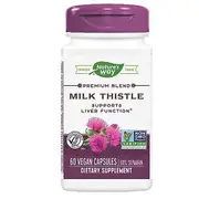 Nature's Way Milk Thistle Standardized Extract, EXTRACT, 60 CAP (Pack of 6)