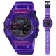 CASIO 卡西歐(GA-B001CBRS-6A) G-SHOCK 網路空間 科幻宇宙 藍芽連結半透明雙顯錶-紫