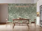 3D Pattern Floral Leaf Grass Self-adhesive Removeable Wallpaper Wall Mural 707