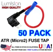 50 Pack Micro2 ATR APT Add-A-Circuit Lumision Fuse Tap Lot Dash Cam Radar DIY