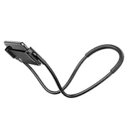 Neck Waist Hanging Adjustable Clip Lazy Holder Desktop Stand for iPad Xiaomi Mobile Phone Tablet BLACK COLOR