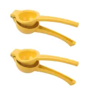 2x Progressive YLW Prepworks Aluminium Manual Lemon Squeezer Hand Juicer Press