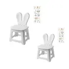 Folding Step Stool Stepping Foot Stool with Back Non Slip Shoe Change Stool