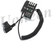Dummy Battery DMW-DCC12 DC Coupler to Dtap spring Cable for Panasonic DMC-GH5 GH4 GH3