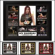 IO Shirai Signed Framed Memorabilia Limited Edition V1 Multiple Variations