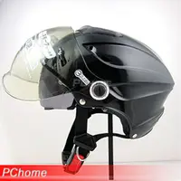 在飛比找PChome24h購物優惠-【GP-5 026 泡泡鏡 安全帽 黑】雙層遮陽鏡片、內襯全