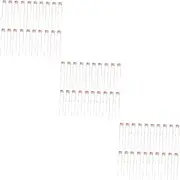 Mikinona 3sets Optimal Light Resistance 20-30 Lux Gl5537 Photoresistor 150v 100mw Fast Response 20ms 20pcs*3