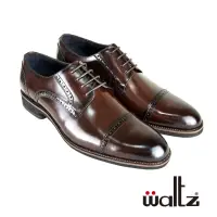 在飛比找momo購物網優惠-【Waltz】上班族首選 綁帶紳士鞋 真皮皮鞋(3W2126